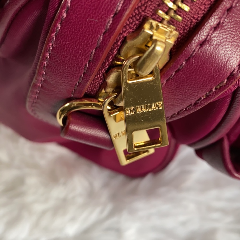 MZ Wallace “HYDE” Shoulder Bag Magenta - Picture 8 of 16
